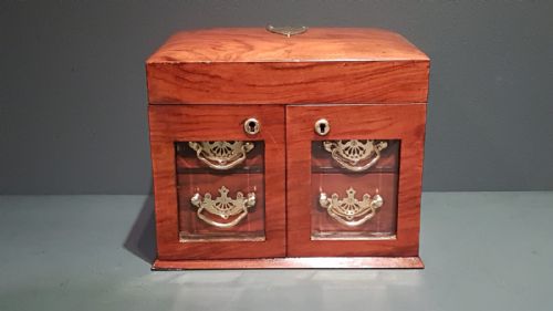 Victorian Walnut Jewellery Box
