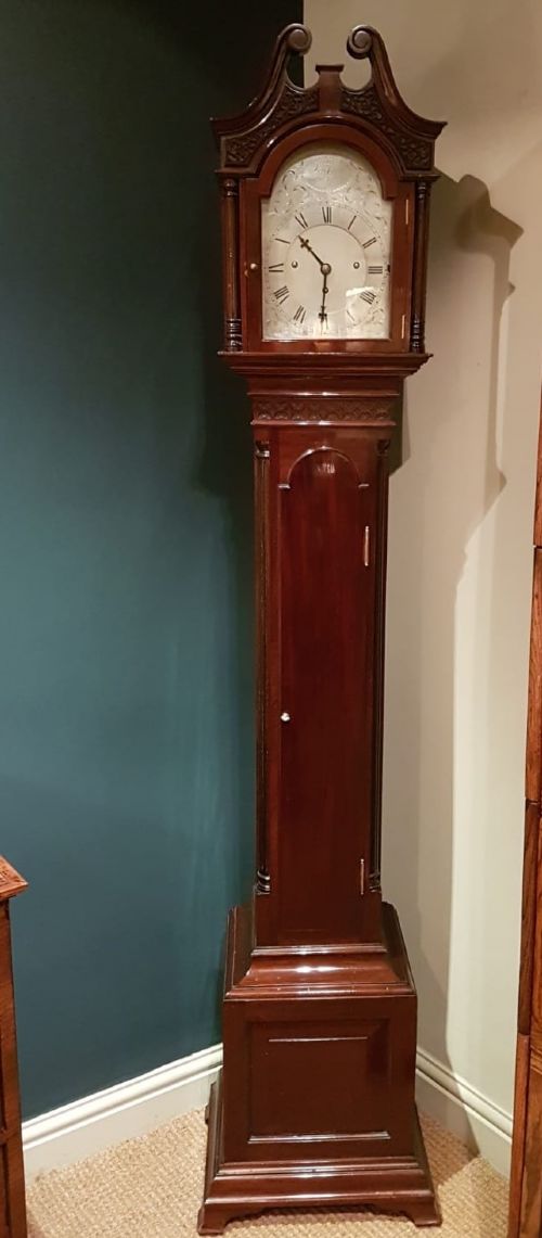 Superb Edwardian Three Train Grandmother Clock