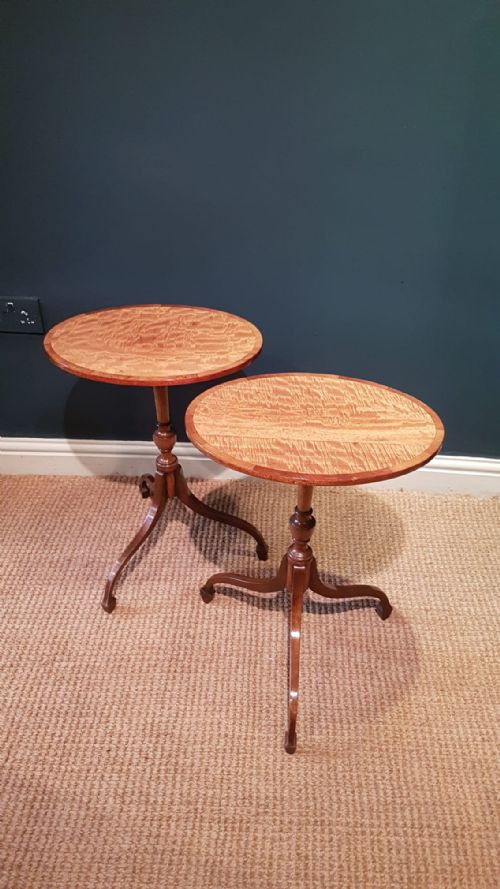 Matching Pair of Edwardian Wine Tables