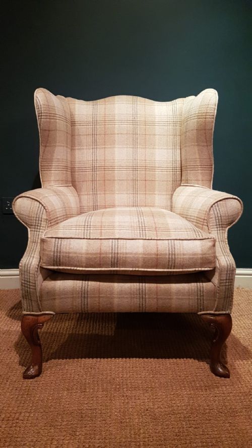 Stylish Victorian Wing Back Arm Chair