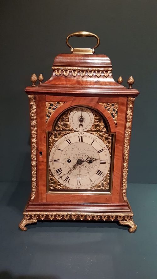 Fine Quality George III Double Fusse Bracket Clock