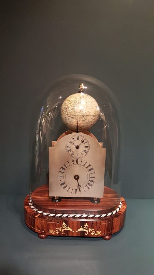 Rare Edwardian World Time Clock