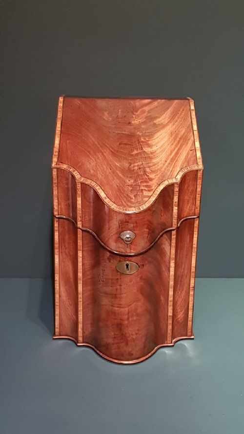 George III Mahogany Knife Box