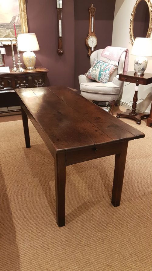 Superb George III Oak 6 Seater Table