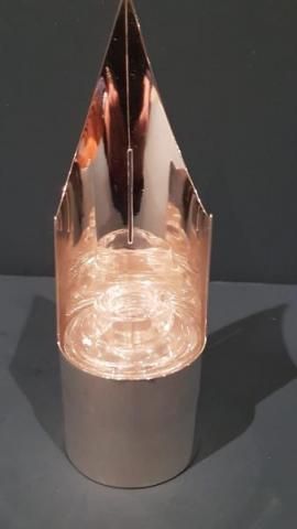 Unusual Victorian Silver Nib Ink Well