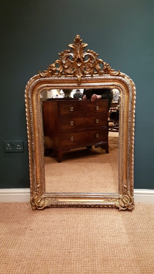 Victorian Timber Gilt Mirror