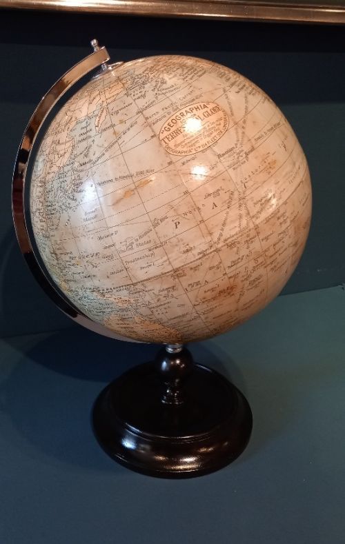 10" Geographia Papier Mache Globe