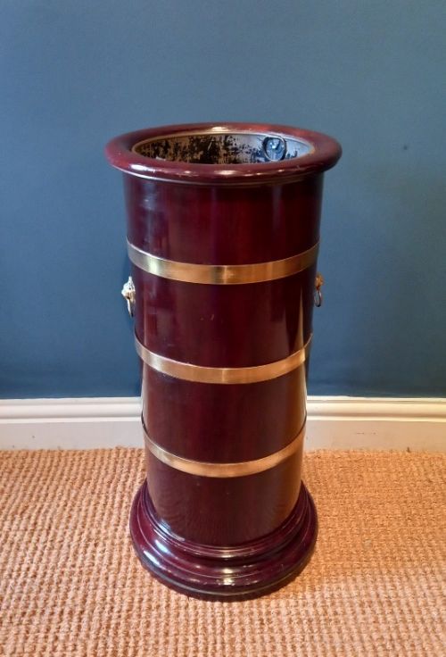 Superb Antique Mahogany Country House Stick Stand
