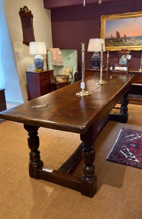 Superb George II Period Oak Refectory Table