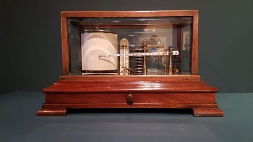 Late Victorian Mahogany Cased Barograph