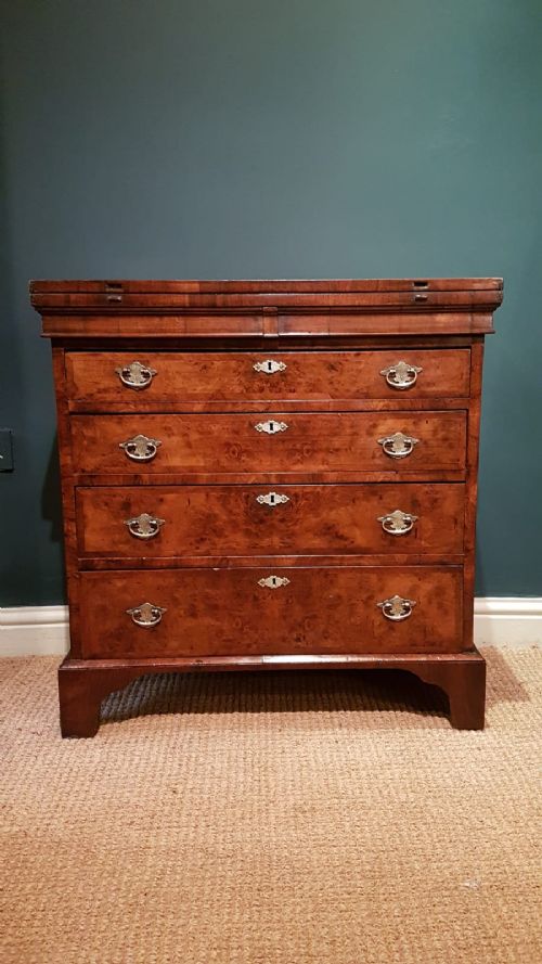 Small George II Walnut Bachelors Chest