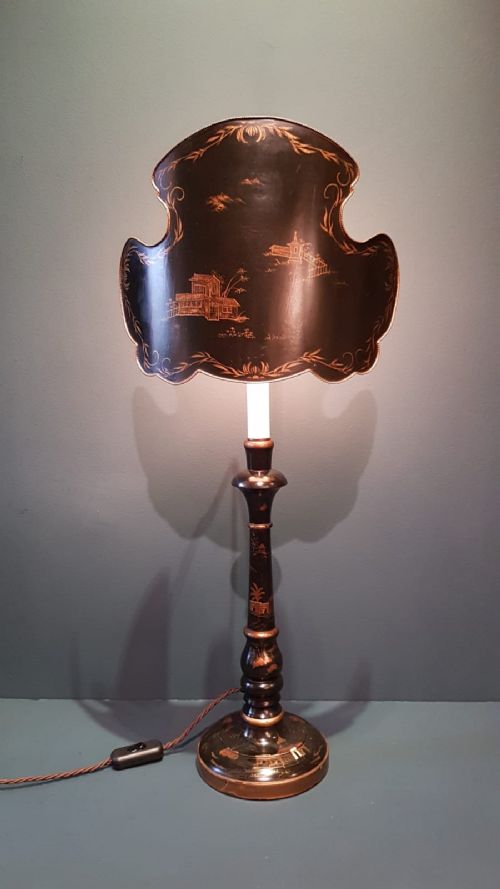 Edwardian Chinoiserie Table Lamp and Diffuser
