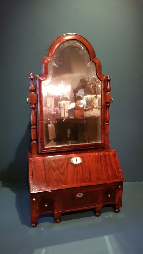 George I Walnut Toilet Mirror