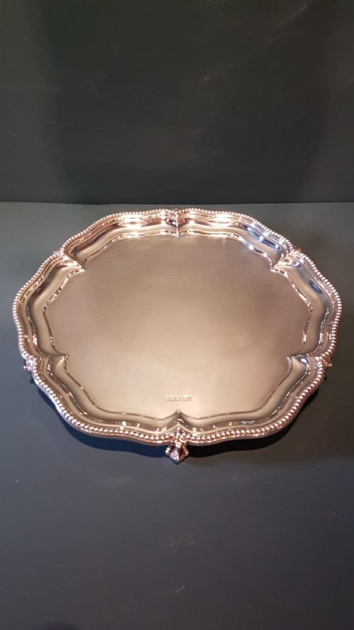 George V Silver 12" Salver