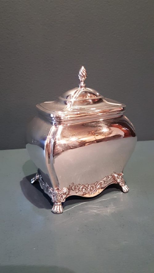 Victorian Chester Silver Tea Caddy