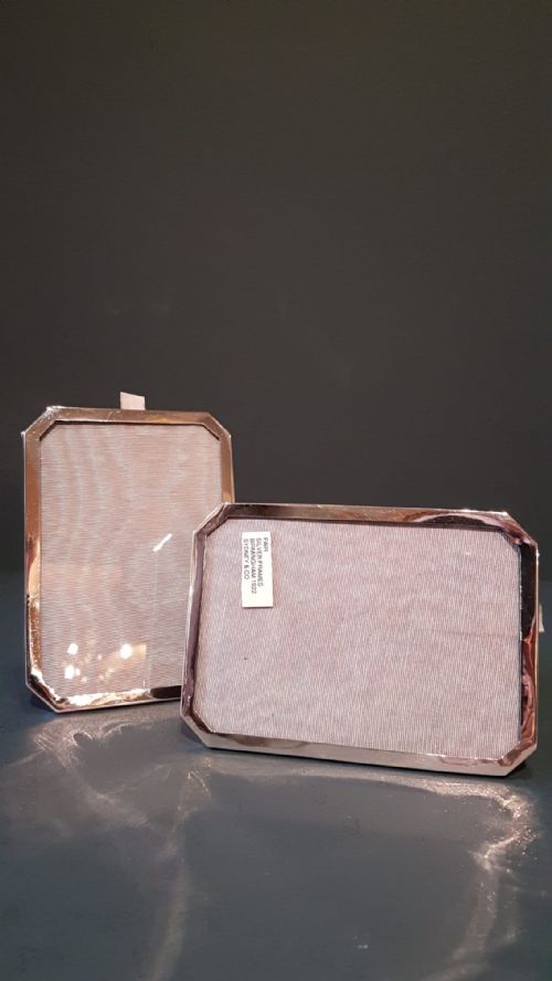 Matching Pair of Silver Photo Frames