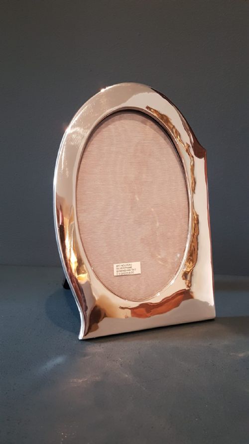 Art Nouveau Silver Photo Frame