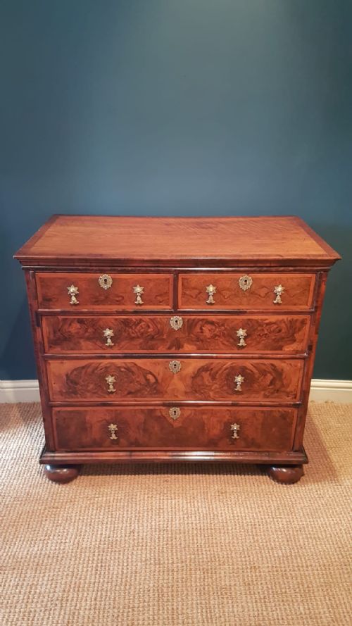 George II Walnut Chest of Drawers