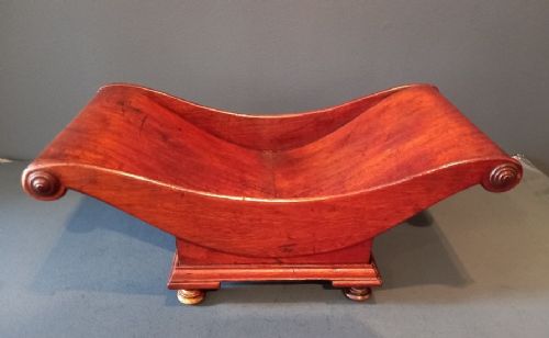 George III Period Mahogany Cheese Coaster