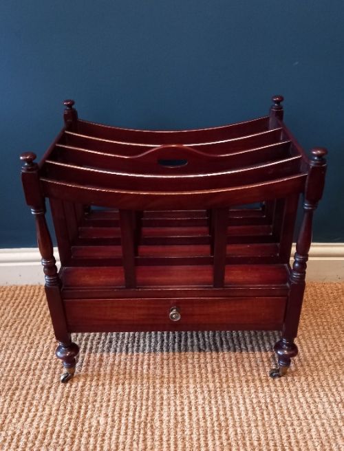 Regency Period Mahogany Canterbury
