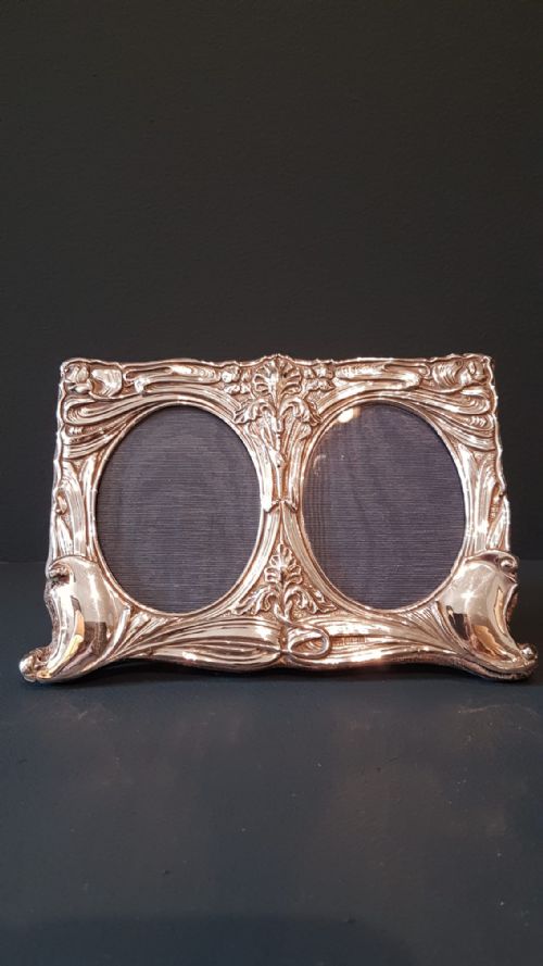 Edwardian Silver Art Nouveau Picture Frame