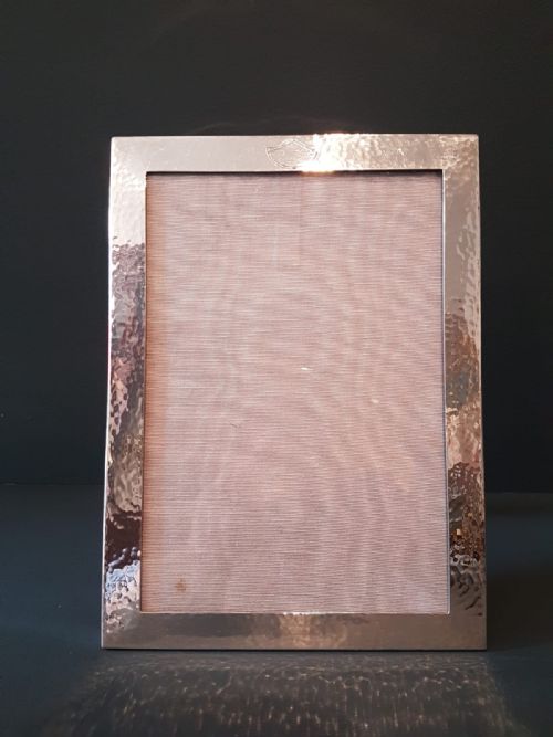 George V Planished Silver Frame