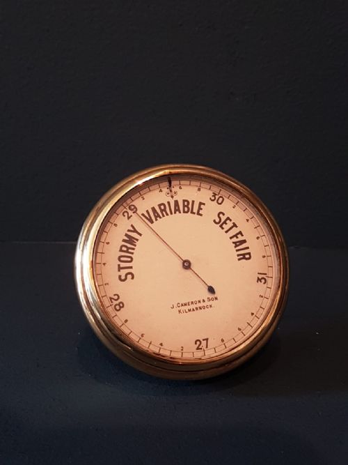 Victorian Portable Desktop Barometer