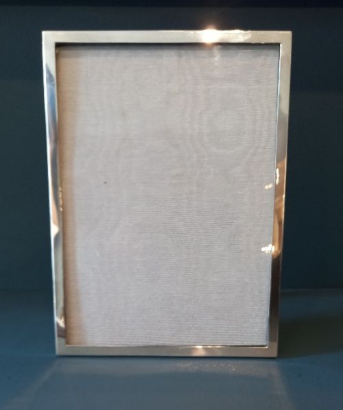 Large George V Period Plain Silver Photo Frame