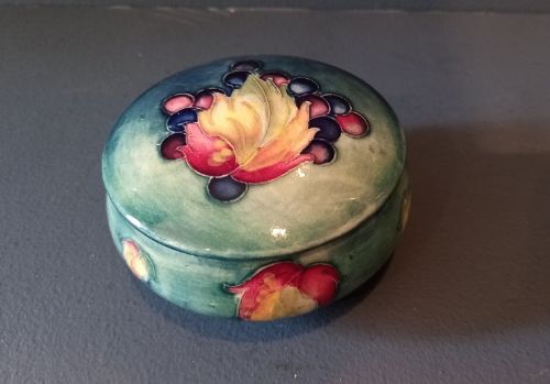 Moorcroft Leaf & Berries Lidded Dish.c.1930