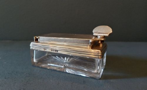 Victorian Silver Travelling Ink Well
