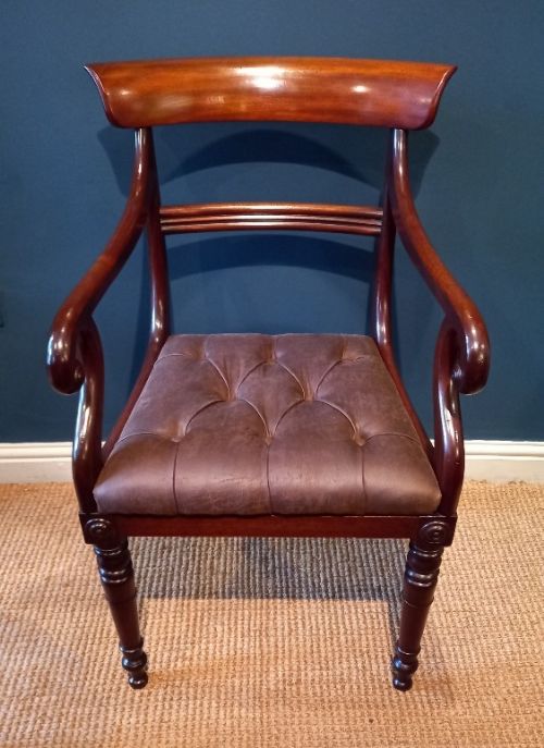 Late Regency Period Carver Armchair