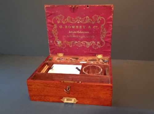 Victorian Mahogany Rowney of London Artist's Box