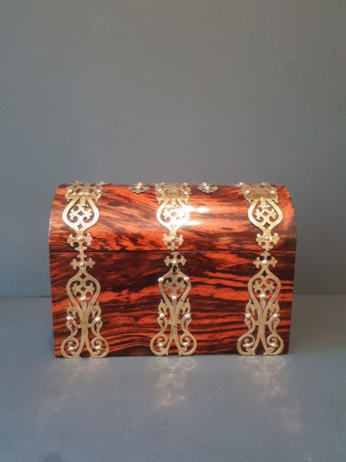 Fine Quality Early Victorian Coromandel Tea Caddy