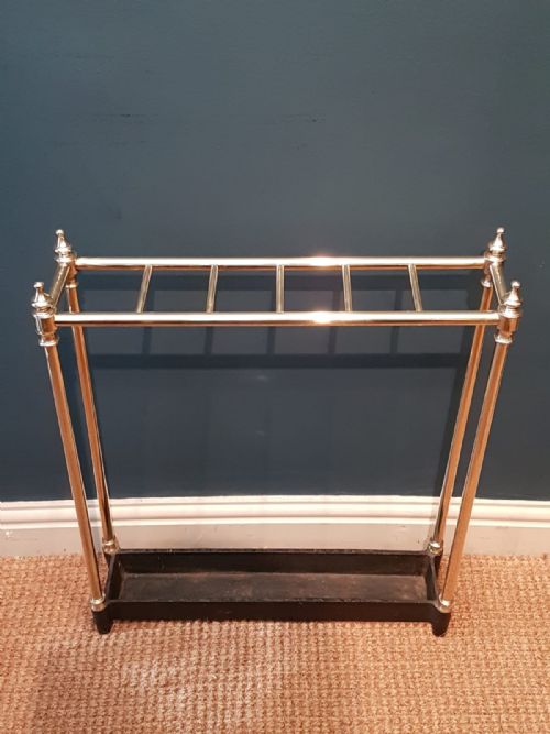 Victorian Brass and Cast Iron Stick Stand