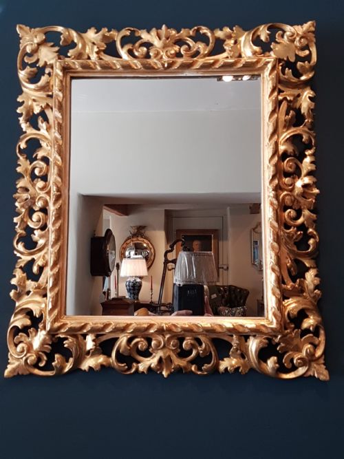 Victorian Timber Gilt Florentine Mirror