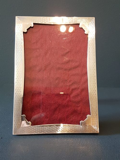 Fine Quality Engraved Silver Photo Frame