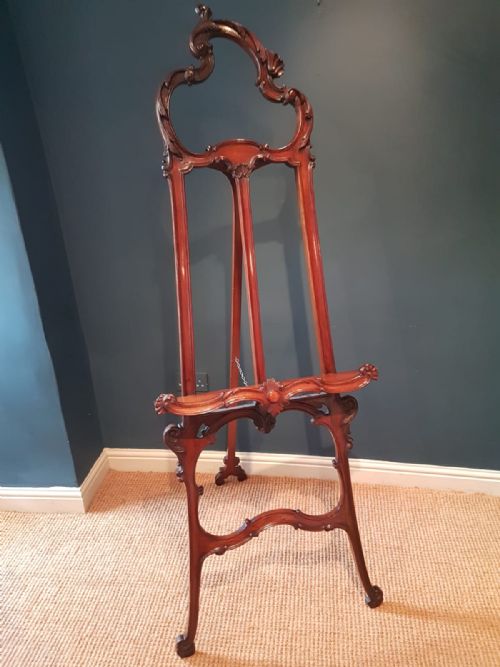 Fine Quality Early Victorian Mahogany Painting Easel