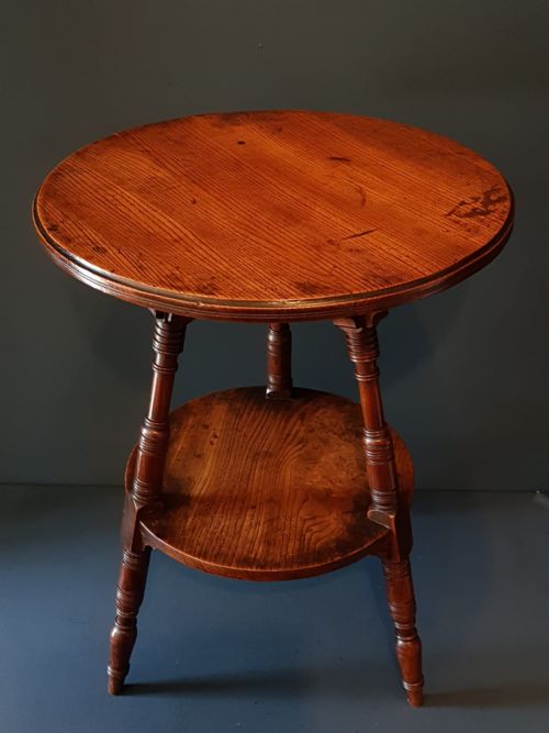 Early Victorian Elm Cricket Table