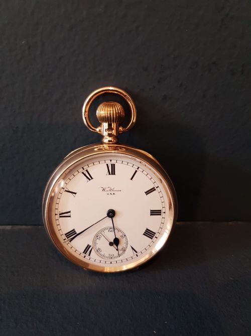 9ct Gold Waltham Pocket Watch