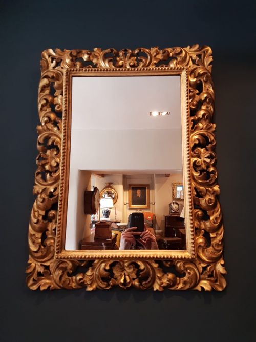 Victorian Timber Gilt Florentine Mirror