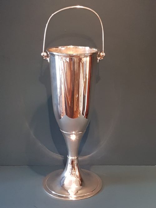 1920'S Silver Plated Floor Standing Wine Cooler
