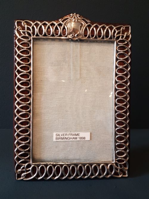 Superb Victorian Silver Wire Work Photo Frame
