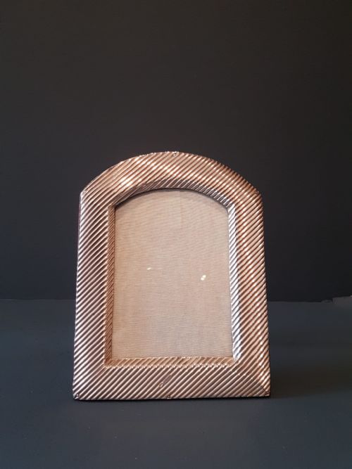 Victorian Reeded Silver Photo Frame