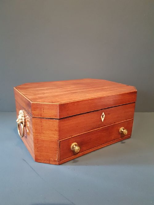 Regency Mahogany Sewing Box