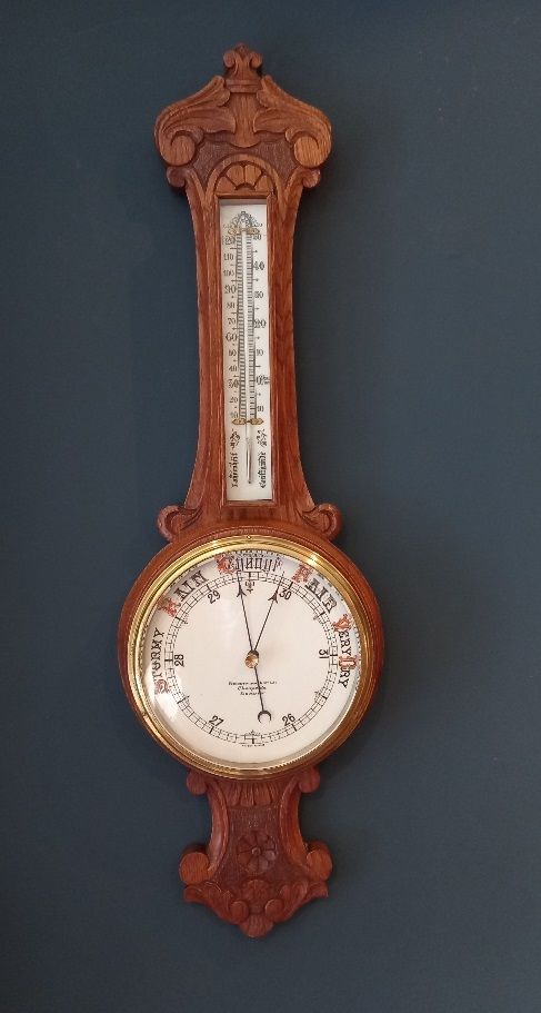 Victorian Benetfink of London Banjo Barometer