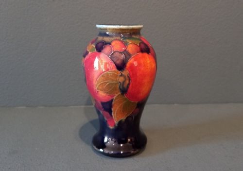 Early Moorcroft Pomegranate Miniature Vase