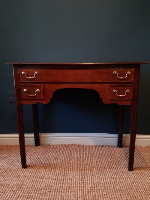 George III Oak Side Table or Console