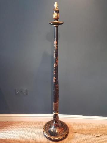 1920'S Chinoiserie Lamp Standard