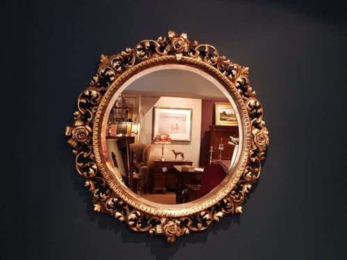 Superb Victorian Timber Gilt Florentine Mirror
