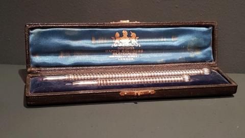 Matching Pair of Sampson Morden Silver Pencils